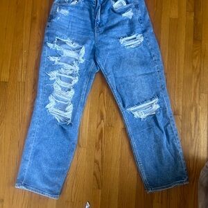 American Eagle Outfitters Blue Boyfriend Jeans